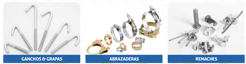 Mundial de Tornillos · Categoría Abrazaderas